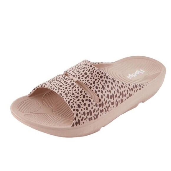 FLOOPI Leopard Sandals Flip Flops Comfort Slide Size 9 BRAND NEW - Picture 6 of 12